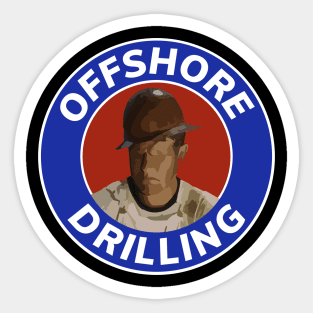 Oil & Gas Offshore Drilling Rig Classic Series Sticker